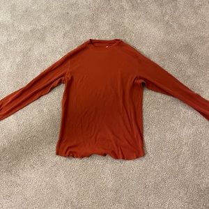 used orange mens long sleeve